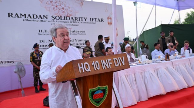 রোহিঙ্গাদের মর্যাদাপূর্ণ প্রত্যাবাসনই একমাত্র সমাধান: গুতেরেস